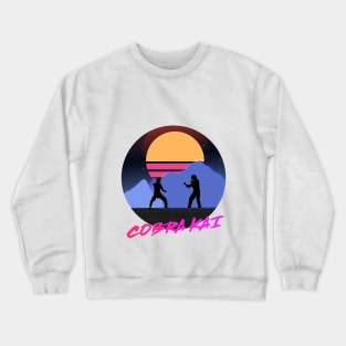 Synthwave Cobra Kai Crewneck Sweatshirt